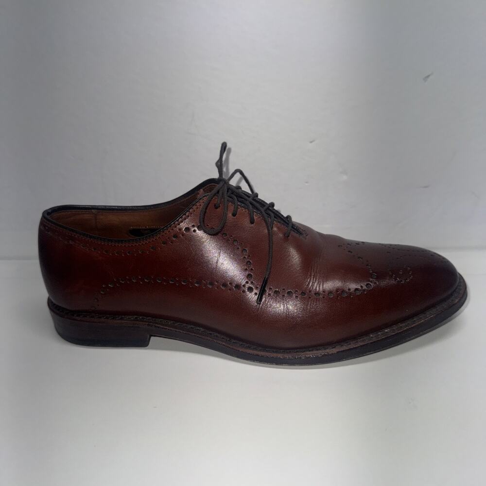 Allen Edmonds Fairfax Leather Brogue Oxfords Dress Shoes Size 8 D Medium Wingtip